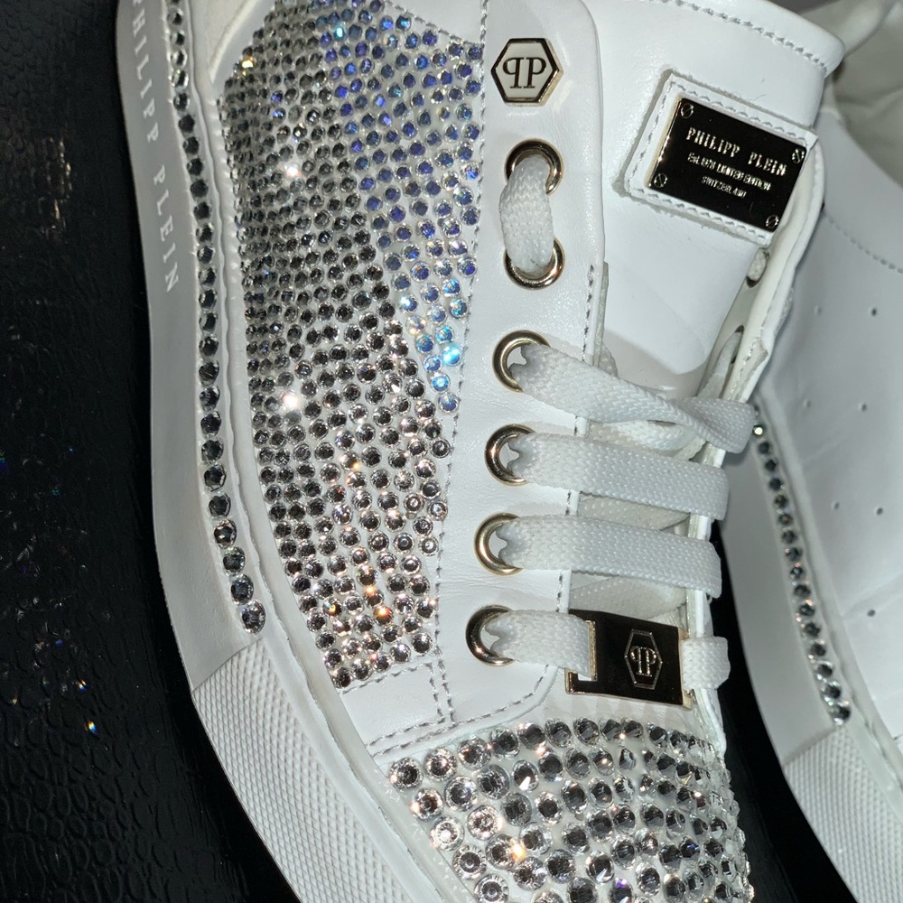 Philipp Plein custom Swarovski Crystals sneakers